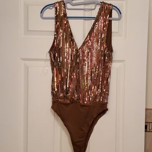 Sequin body suit